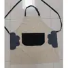 Delantal de Amazon Advertising, Resistente al Aceite y a las Manchas, Color Sólido, Ropa de Trabajo sin Mangas para Cocina, Delantal Personalizado con Logo y Texto Impreso