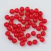 Cuentas Redondas de Gelatina Acrílica Color Caramelo Agujero Recto Cuentas de Color Material para Manualidades DIY Cuentas Sueltas Fabricante Venta al por Mayor