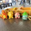 Llavero de Anime de Pokémon Caja Sorpresa Colgante para Mochila Cadena Pikachu Psyduck Regalo Colgante de Dibujos Animados