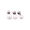 Moda estilo coreano de alta gama Perla acero titanio niñas clavo para la oreja clavo para el hueso de la oreja venta al por mayor tendencia aretes pequeños suministro transfronterizo