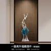 Decoraciones Modernas de Lujo Ligero de Gama Alta para Vestíbulo, Gabinete Lateral para TV de Sala de Estar, Adornos Grandes de Pie, Regalo de Inauguración
