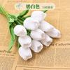 Flores Artificiales Mini Tulipán PU Estilo Escandinavo Boda Decoración del Hogar Accesorios Plantas Simuladas Venta al por Mayor Transfronteriza