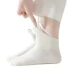 Meias para Mulheres na Primavera e Verão, Meias Curtas 100% Algodão, Absorventes de Suor, Resistentes a Odores, Sem Costura, Respiráveis, Meias para Maternidade, Não Formam Bolinhas, Não Desbotam