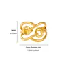 Anillo Geométrico de Línea de Acero Inoxidable Nuevo de Venta Caliente Transfronterizo Europeo y Americano para Mujer Abierto Nicho Elegante Simple Moda