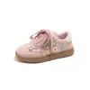 Zapatos Infantiles de Primavera y Otoño Estilo Nuevo Forrest Gump, Tenis Blancos para Niñas, Suela Suave, Antideslizantes, Casuales y Versátiles
