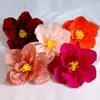 Decoração de quarto de noiva para comércio exterior, flores plissadas, flores de papel plissado tridimensionais, suprimentos para festas e casamentos, flores plissadas brancas