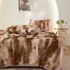 Manta Regalo Amazon Temu Manta Rayada de Piel de Conejo Tie-Dye Transfronteriza Manta Estampada de Franela Manta para Siesta