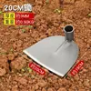 Enxada forjada em aço manganês de peça única para jardinagem, ferramenta doméstica para agricultura, ferramenta agrícola em aço manganês, ferramenta multifuncional para capinar