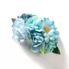 Peine de Flores Precioso Transfronterizo para Mujer, Perfecto para Sesiones de Fotos en la Playa, Accesorios para el Cabello de Novia, Peine Lateral para Recogidos
