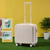 Maleta de cabina de 18 pulgadas Maleta pequeña con ruedas Caja de seguridad de viaje con logotipo impreso Maleta de viaje Equipaje