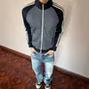 Sudadera Cardigan Pesada con Cremallera para Hombres y Mujeres, Moderna de Corte Holgado, para Otoño e Invierno, Cuello Alto, Manga Larga, Deportiva Versátil, Chaqueta de Pareja