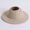 Nuevo Sombrero de Fieltro Labubu Parte Superior Vacía Sombrero de Cúpula Abierta Accesorios de Sombrero de Moda Muñeca Muñeca Sombrero Mini