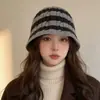 Sombrero de Pescador Versátil Cálido y a Prueba de Frío para Otoño e Invierno para Mujer, Sombrero de Cubo Casual para Exteriores que Protege los Oídos, Sombrero de Moda Tendencia