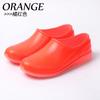 Sapatos Aquáticos Brilhantes no Escuro para Mulheres, Antiderrapantes, Estilo Coreano, Fashionáveis, Sapatos de Trabalho Luminosos de Borracha, Brancos, de Cozinha, Impermeáveis, Rasteiros, de Cano Baixo, Sapatos de Chuva para Homens
