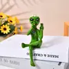 Estátua de Resina Transfronteiriça Resina Alienígena Ufo Anão Estátua de Jardim Ornamentos Decoração de Anão Criativa