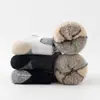 Calcetines Deportivos para Senderismo al Aire Libre para Hombre Calcetines de Lana Rizo Invierno Engrosados para Montañismo Calientes Calcetines para Senderismo y Esquí