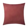 Funda de Almohada de Terciopelo de Color Sólido Más Vendida en Amazon Transfronteriza Funda de Cojín para Sofá de Casa Funda de Almohada para Cabecera Venta al por Mayor de Fábrica