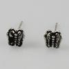 Pendientes de mariposa de plata de ley 925, nuevos pendientes vintage, venta al por mayor, pendientes de moda coreana para mujer.