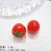 Juguetes de Comida Artificial en Miniatura Accesorios Pequeños de Frutas de Resina Colgantes Hechos a Mano para Bricolaje Adornos para Casa de Muñecas Diadema Funda para Teléfono Móvil