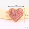 Nuevo Traje de Corazón de Grava Hebilla Decorativa para Cuello Puños de Camisa Desmontables de Alta Gama Accesorios de Joyería DIY
