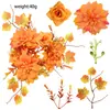 Suporte de Vela Decorativo para Festival da Colheita de Outono Luz de Velas Florais Decorativas Decoração para Casamento Aniversário Celebração de Casamento Festa de Natal