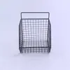 Cesta de Almacenamiento sin Taladro Estante de Almacenamiento de Cocina Cesta Colgante para Cebolleta, Jengibre y Ajo Cesta de Drenaje de Cocina Estante de Almacenamiento Montado en la Pared