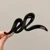 Pinza para el pelo de verano estilo ins con bloques de color para mujer, pasador lindo de lunares japoneses para niña, pinza de tiburón grande para recogidos.