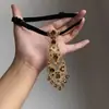 Múltiplas Maneiras de Usar, Elegante e Versátil Colar Gravata Cravejado de Diamantes, Versátil de Nicho Criativo Acessórios de Terno de Alta Qualidade