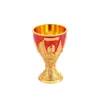 Vaso de Licores de Lujo Retro para Uso Doméstico, Copa de Chupito de Gama Alta con Patrón Floral Creativo, Cristalería de Aleación, Copa de Vino Blanco Estilo Europeo para el Hogar