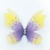 Mariposa de tul tridimensional de doble capa de 4,5 cm, accesorios DIY, tocado Hanfu, materiales para fotografía, decoración de regalo para el hogar