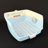 Baño para Conejo con Bacinilla Anti-Orina Elevada, Caja de Arena para Mascotas Pequeñas con Cajón, Cobaya, Chinchilla, Conejo Mascota