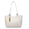 Bolsa Tote de Luxo de Grande Capacidade, Bolsa Simples para Trabalho e Deslocamento para Mulheres, Nova Moda Primavera 2026 Bolsa de Ombro Estilo Balde