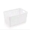 Cesta de Armazenamento de Mesa Cesta de Armazenamento de Lanches Cesta de Armazenamento Retangular Vazada Estrutura de Armazenamento para Diversos Cesta de Plástico Cesta de Armazenamento