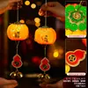 Linterna del Festival de Mediados de Otoño Adorno Colgante Terminado Nuevo Estilo 2026 Linterna de Palacio Estilo Antiguo Luminosa de Mano para Niños Decoración Colgante de Caqui Ruyi