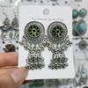 Aretes Escénicos de Minoría Étnica Turquesa Azul Aretes de Comercio Exterior Aretes Retro Transfronterizos Aretes Bohemios