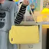 Bolso cruzado de moda estilo coreano, simple, gran capacidad, para Instagram, versátil, casual, bolsa cilíndrica, para deportes al aire libre, viajes, bolso de hombro