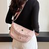 Bolsa de bolinho portátil ultraleve, bolsa feminina moderna, nova, simples, esportiva, para viagem, bolsa de ombro transversal para todos os dias