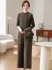 Elegante Atuendo de Otoño para Madres 2026 Nuevo Estilo Abrigo de Dama Noble para Mujeres de Mediana Edad y Mayores Chaleco Superior para Primavera y Otoño