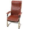 Cojín de Silla de Oficina de Bambú de Verano con Respaldo Integrado, Cojín de Asiento Transpirable para Sillas Ejecutivas y Sillas de Gaming