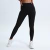 Calças de Yoga Femininas de Cintura Alta, Sensação Nua, Ajuste Justo, Secagem Rápida, Respiráveis, Casuais, Fitness, Pilates, Outdoor, Cropped, Calças Esportivas