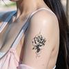 Pegatinas de Tatuaje Herbales de Rosa, Hermosas Pegatinas de Tatuaje Artificiales para Hombres y Mujeres para Brazos y Piernas, Impermeables, a Prueba de Sudor, de Larga Duración y Semipermanentes