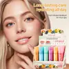 Comércio Exterior Inglês Caixa de Conjunto de Protetor Labial Sabor Fruta Fábrica de Protetor Labial Hidratante Labial