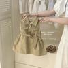 Roupas Infantis Estilo Coreano 2026 Verão Novo Vestido Sem Manga para Meninas Moda Bebê Design Vestido de Trabalho Vestido Colete