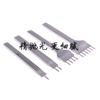 Ferramenta DIY aço branco diamante cinzel 3/4/5mm espaçamento completo venda direta cinzel inclinado plano cinzel europeu escavador gravação em couro ferramenta de impressão