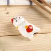 Wen Chuang ZAKKA Juego de Cerámica Japonés Cinco Gatitos Gordos Lindos Palilleros de Cerámica Pintados Adornos Decoraciones Creativas