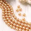 Atacado Furo Reto 651 Pérola de Imitação Shijia Contas Soltas Redondas Vidro Pérola de Imitação Brincos DIY Joias Pérola Atacado
