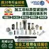 Eixo de Alumínio Personalizado, Eixo de Ferro, Duas Extremidades do Eixo, Eixo Serrilhado, Eixo Embossado, Eixo de Posicionamento de Aço Inoxidável, Pino de Eixo de Posicionamento, Pino Cilíndrico