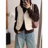 Chaleco de Plumas 95% para Mujer Nuevo Ligero Cuello en V Capa Cálida para Ponerse Debajo Corto Capa Interior Chaleco de Plumas Chaleco Y1002N