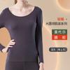 Roupa Térmica Ultra-Fina de Acrílico Spinning Toyo para Homens e Mulheres, Conjuntos de Outono (Blusa e Calça), Camiseta Básica com Decote Baixo, Par Térmico de Modal