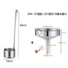 Acero Inoxidable 304 Uso en Bodega Cucharón para Vino Dispensador de Vino Pala para Vino Elevador de Vino Terminal de Vino de 3 Jin 5 Jin Embudo de Diámetro Grande